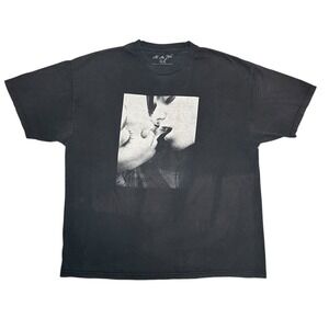 Misfits‎ Wear Black Graphic T Shirt Kissing Couple Print Men Size XL